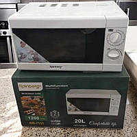 Мікрохвильова піч Rainberg 1200Вт 20л мікроволновка з 8 режимів таймером потужна мікрохвильовка