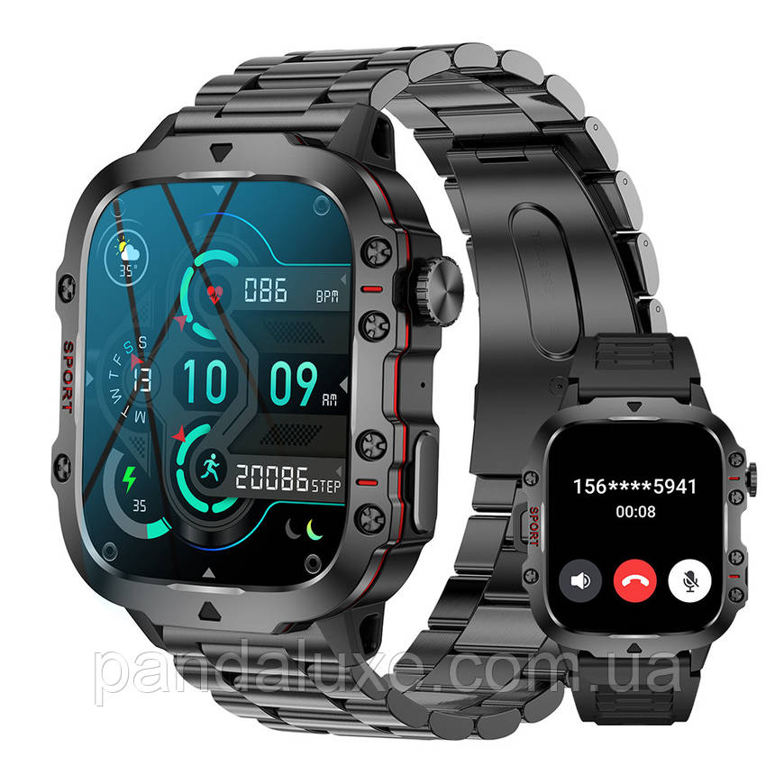 Часы наручные Smart Expert Nano Steel, 2 ремінці, фото 1