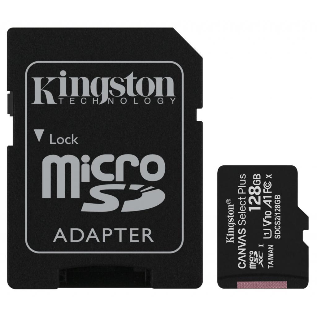 Micro-SDXC memory card 128 GB Kingston (з SD адаптером) class