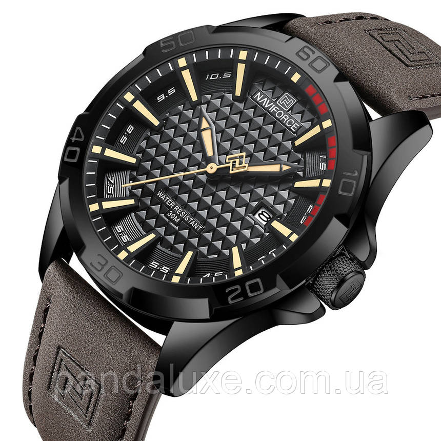 Годинник чоловічий стильний Naviforce Fortune, фото 1