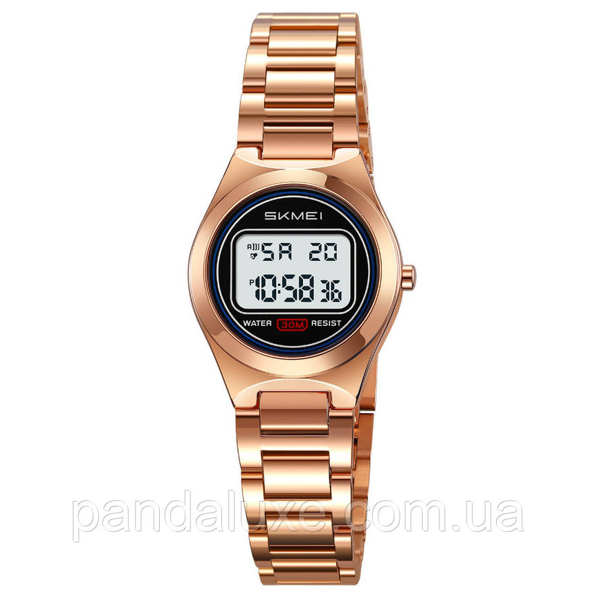 Годинник жіночий стильний Skmei Vibe RoseGold, фото 1