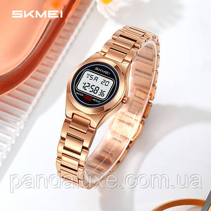 Годинник жіночий стильний Skmei Vibe RoseGold, фото 6