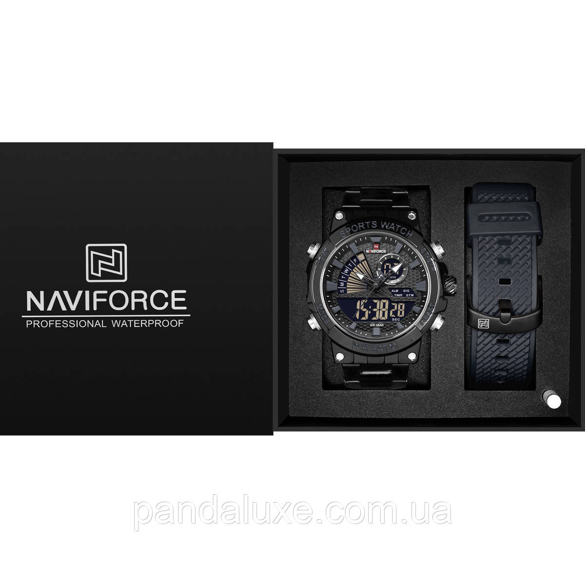 Naviforce Set Box подарунковий набір, 2 ремінці