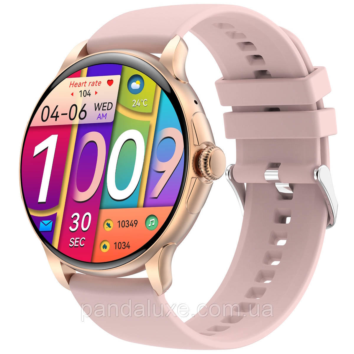 Часы наручные Smart Holiday Gold Rubber, 2 ремінці