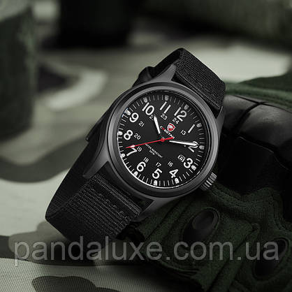 Годинник чоловічий стильний чорний Cheetah Command Black, фото 5