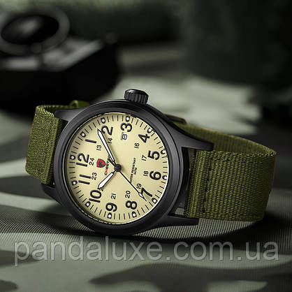 Годинник чоловічий стильний Cheetah Command Green, фото 4