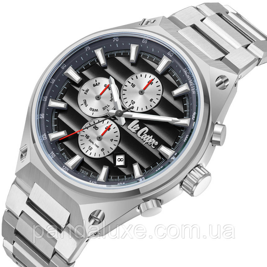 Годинник чоловічий стильний водостійкий Lee Cooper Ice Silver, фото 1