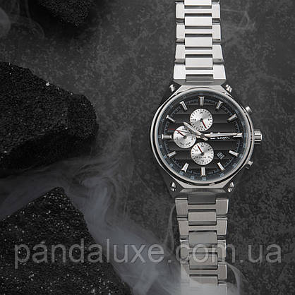 Годинник чоловічий стильний водостійкий Lee Cooper Ice Silver, фото 5