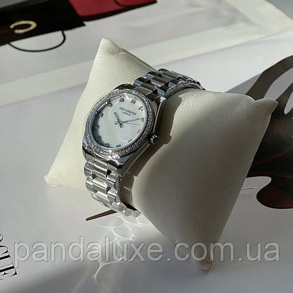 Годинник жіночий з камінням Lee Cooper Santorini Silver, фото 4