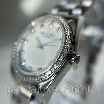 Годинник жіночий з камінням Lee Cooper Santorini Silver, фото 6