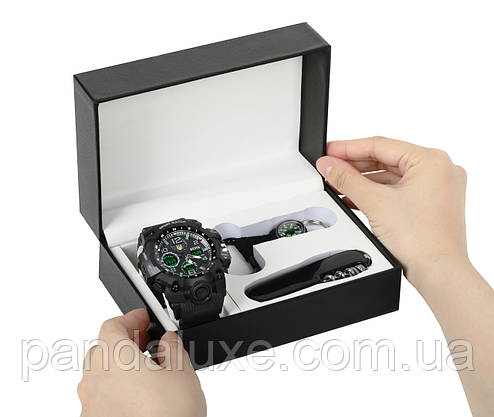 Подарунковий набір з чоловічим годинником Besta Box Peremoga Set, фото 4
