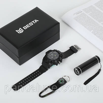 Подарунковий набір з чоловічим годинником Besta Box Peremoga Light, фото 5