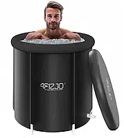 Бассейн каркасный круглый 4FIZJO объем 320 л 75 x 75 см портативный для ледяной ванны R_2487