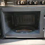 Мікрохвильова піч Rainberg 1200Вт 20л мікроволновка з 8 режимів таймером потужна мікрохвильовка Чорна, фото 2