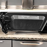 Мікрохвильова піч Rainberg 1200Вт 20л мікроволновка з 8 режимів таймером потужна мікрохвильовка Чорна, фото 4