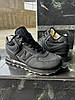 Чоловічі зимові кросівки New Balance 574 High Black Winter Fur чорні кросівки високі Нью Баланс нубук, фото 8