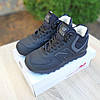 Чоловічі зимові кросівки New Balance 574 High Black Winter Fur чорні кросівки високі Нью Баланс нубук, фото 10
