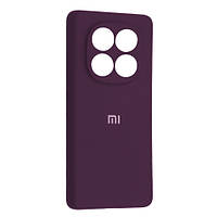Чохол для Redmi Note 14 Pro 5G Silicone Case (фіолетовий колір) з мікрофіброю