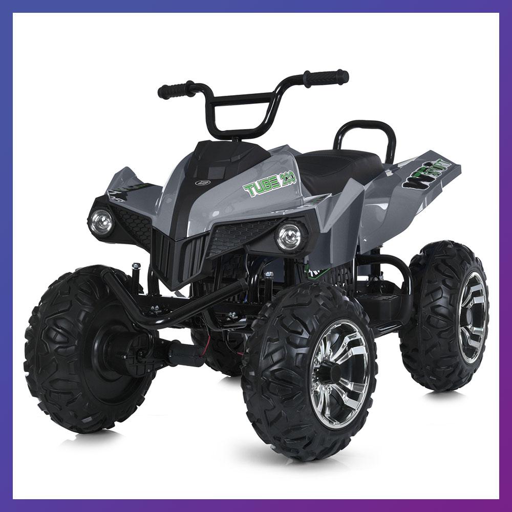 Дитячий електроквадроцикл на акумуляторі Bambi M 5102 для дітей 3-8 років Сірий