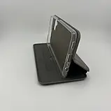 Чохол книжка Samsung Galaxy A21 екошкіра Premium Case для смартфона Чорний, фото 2