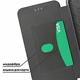 Чохол-книжка Samsung Galaxy M30 екошкіра Premium Case для смартфона Чорний, фото 5