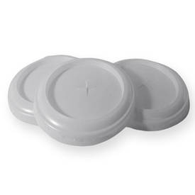 Кришка пластикова з отвором на пивну склянку Дифлон 100 шт/уп, посуд пластиковий