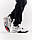 Чоловічі шкіряні кросівки Nike Air Jordan 4 Retro M White Cement, кеди Найк Джордан шкіра білі. Чоловіче взуття, фото 3