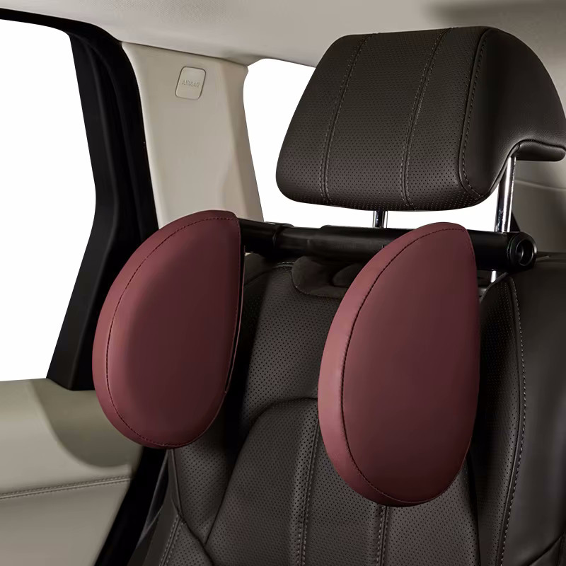 Подушка підголівник у машину для шиї під голову в дорогу для подорожей Черрі, фото 1