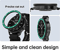 Безель для смарт годинника Xiaomi Watch S3/S4 Green-black, фото 7