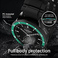 Безель для смарт годинника Xiaomi Watch S3/S4 Green-black, фото 8