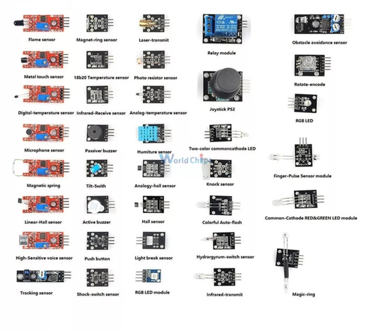 Набір датчиків 37 шт. для Arduino