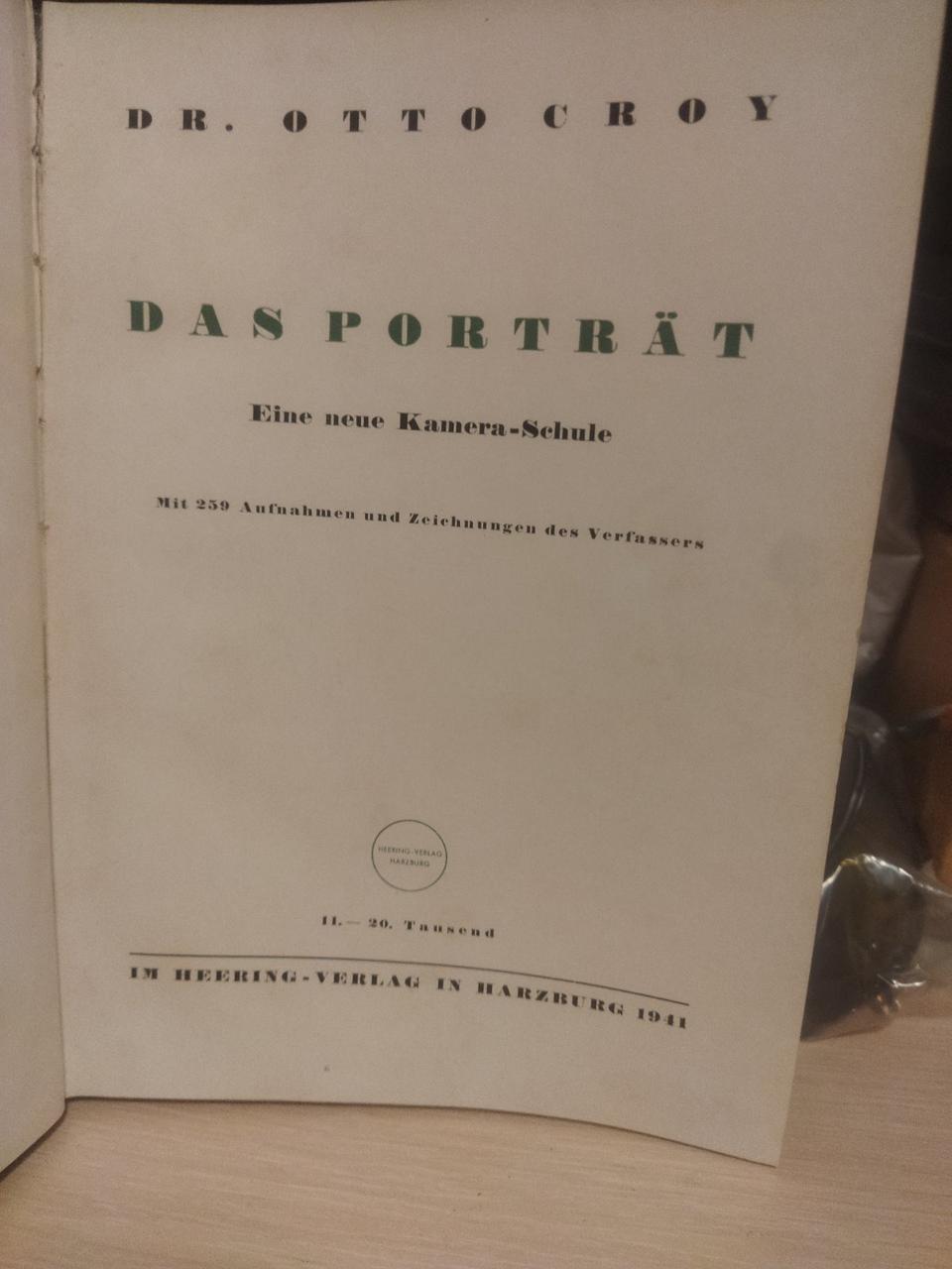 Das Porträt von Dr. Otto Croy Портрет Dr. Отто Крой 1941 рік німецькою мовою