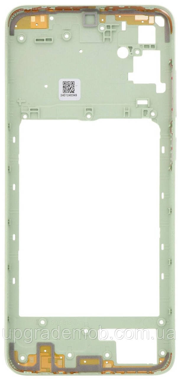 Рамка корпусу Samsung A055 Galaxy A05 зелена, фото 1