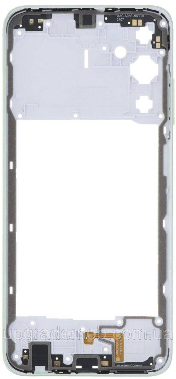 Рамка корпусу Samsung A057 Galaxy A05s зелена, фото 1