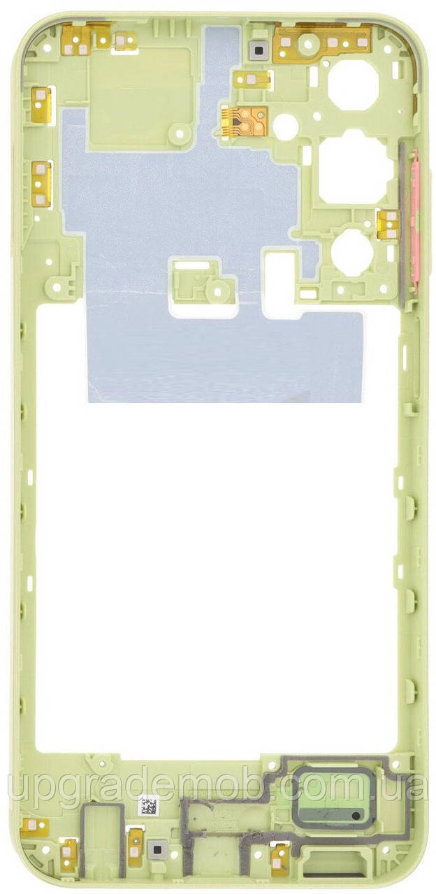 Рамка корпусу Samsung A256 Galaxy A25 жовта Personality Yellow, фото 1