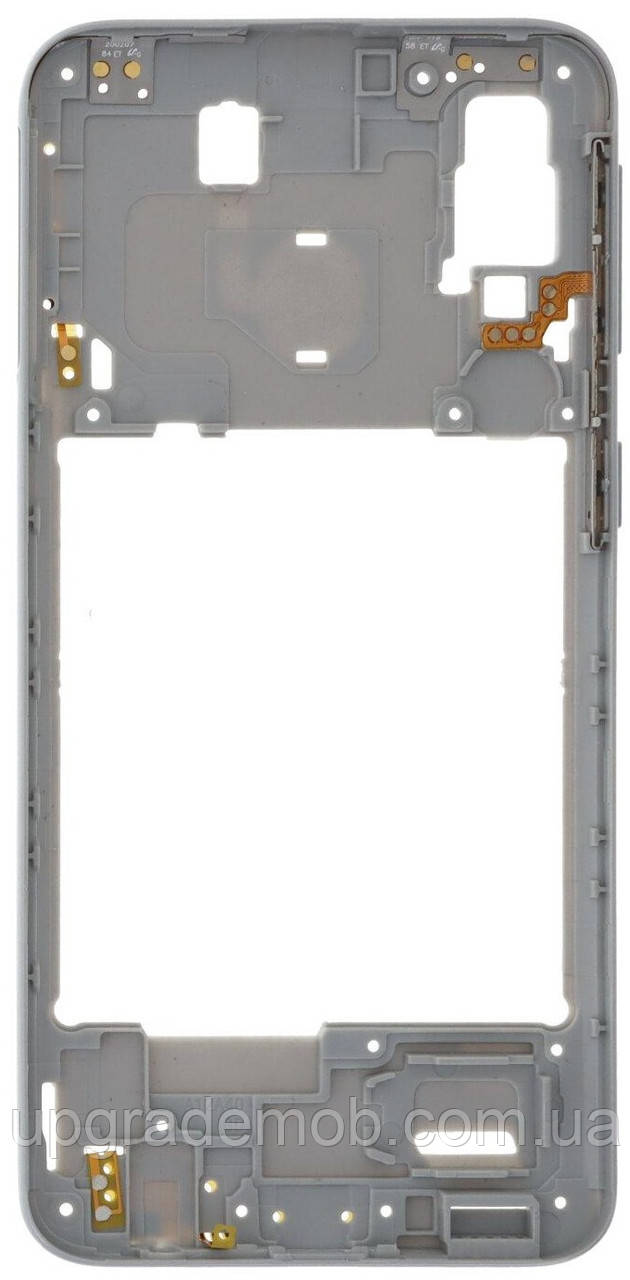 Рамка корпусу Samsung A405 Galaxy A40 біла, фото 1