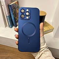 Силіконовий чохол для iPhone 16 Про Макс синій з магсейф / iPhone 16 Pro Max blue MagSafe
