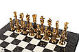 Шахова дерев'яна дошка з традиційними фігурами від італійського бренду Italfama, фото 4