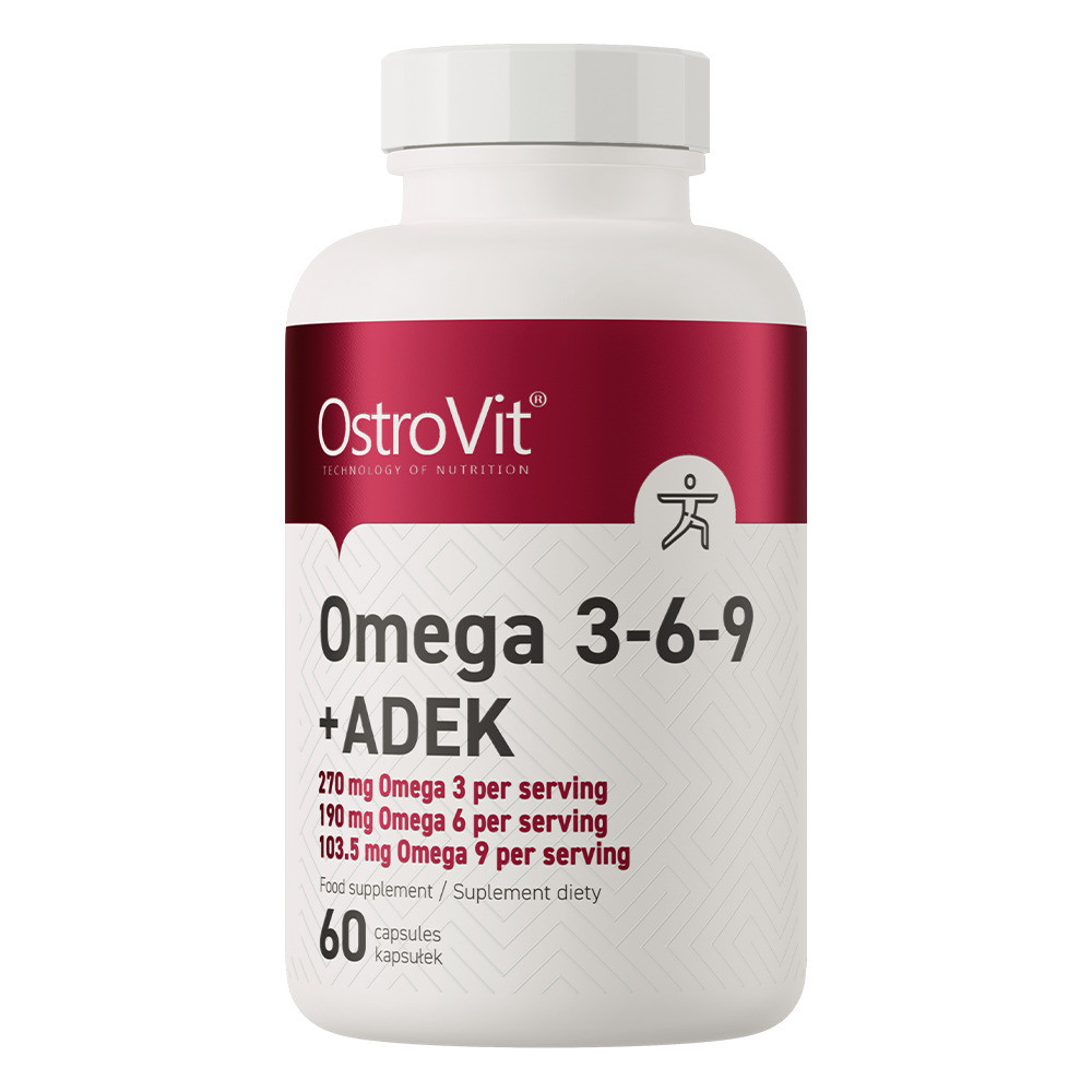 Омега 3-6-9 OstroVit Omega 3-6-9 + ADEK 60 caps