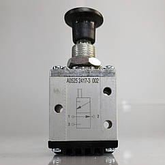 Клапан пневматичний з ручним керуванням 3x2 HpTech HP.9P101100
