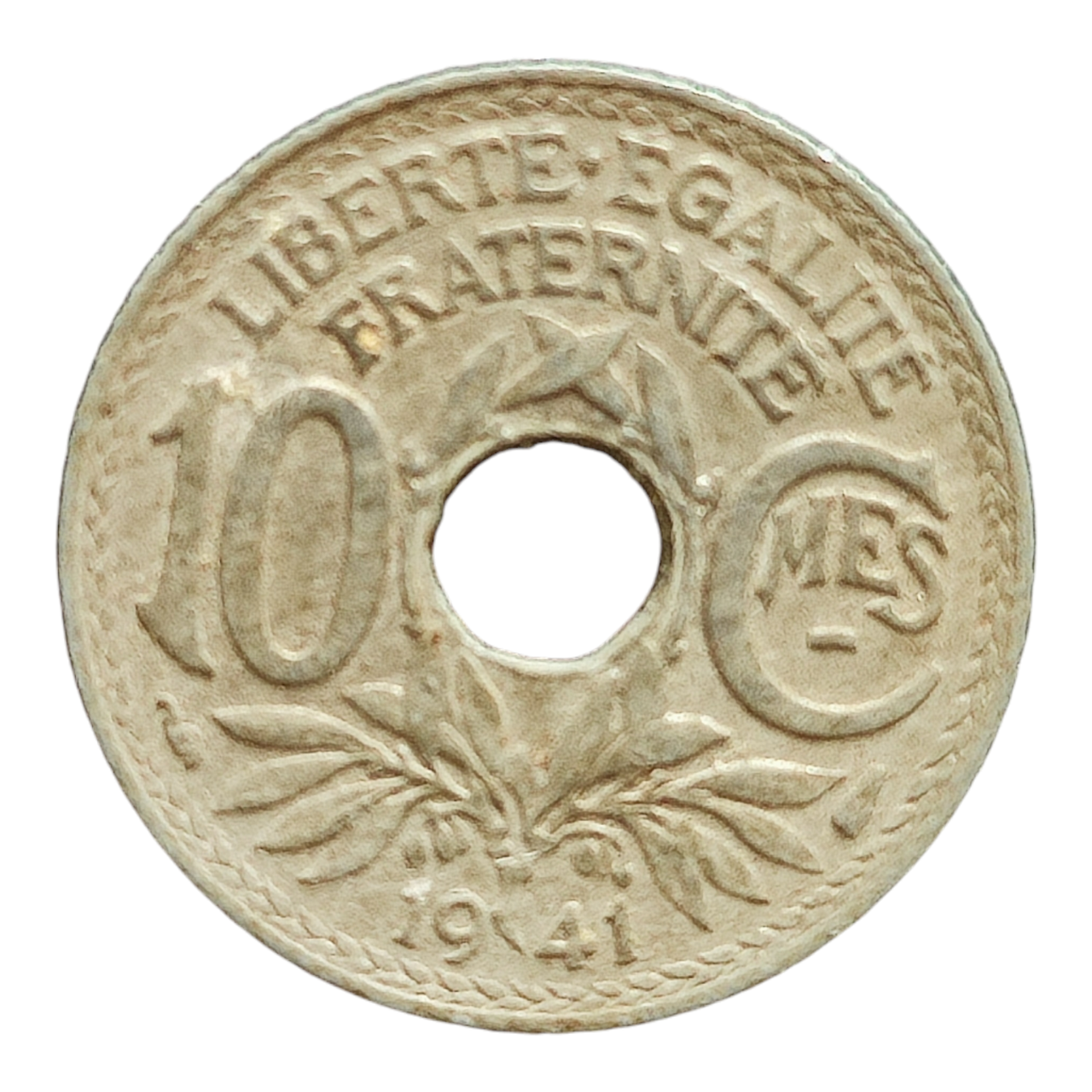 Франція 10 сантимів, 1941
