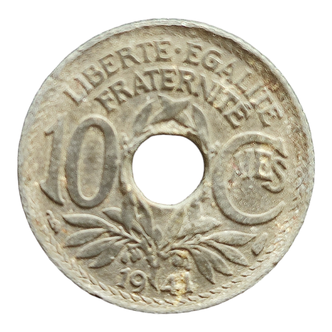 Франція 10 сантимів, 1941