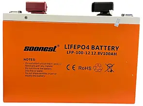 Акумулятор літій-залізо-фосфатний LiFePO4 EL-12.8 V на 12.8 В ємністю 100 А·год в алюмінієвому корпусі