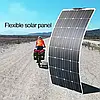 Монокристалічна гнучка сонячна панель 780x1356x2.6 мм Flexible panel 200W Портативна сонячна панель, фото 10