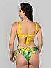 Купальник трійка з бразилиана і звичайними плавками Sisianna 53415 жовтий на 42 44 46 розмір, фото 6