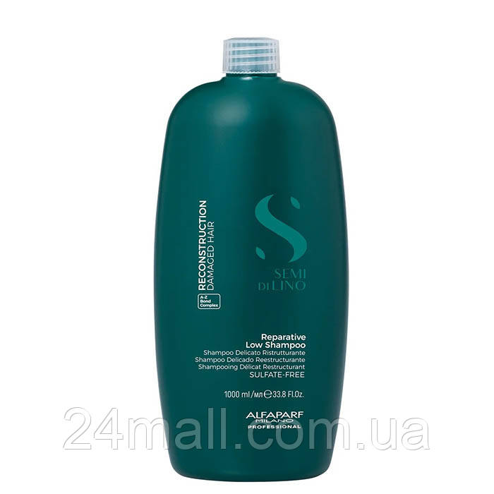 Шампунь для реконструкції волосся Alfaparf Semi Di Lino Reconstruction Reparative Shampoo 1000 мл