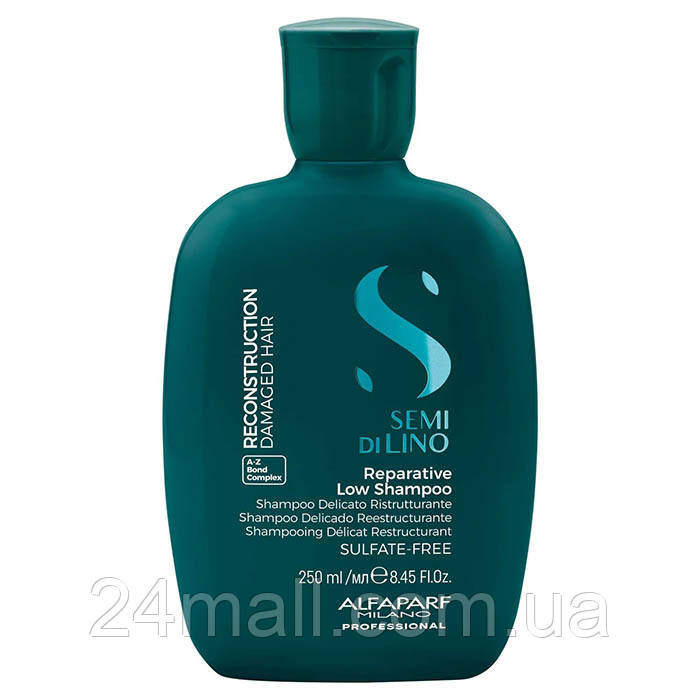 Шампунь для реконструкції волосся Alfaparf Semi Di Lino Reconstruction Reparative Shampoo 250 мл