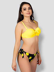 ОПТ Купальник в горошок Z.Five 86011 36-44 жовтий на 42 44 46 48 50 укр розмір