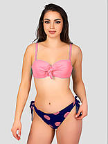 ОПТ Купальник в горошок Z.Five 86011 36-44 пудра на 42 44 46 48 50 укр розмір, фото 3