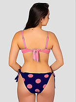 ОПТ Купальник в горошок Z.Five 86011 36-44 пудра на 42 44 46 48 50 укр розмір, фото 2